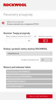 - Kalkulator ilości wełny - nowa aplikacja mobilna ROCKWOOL