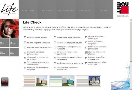 Aktualno��ci - Narzędzia systemu kolorów Baumit Life dostępne także online!